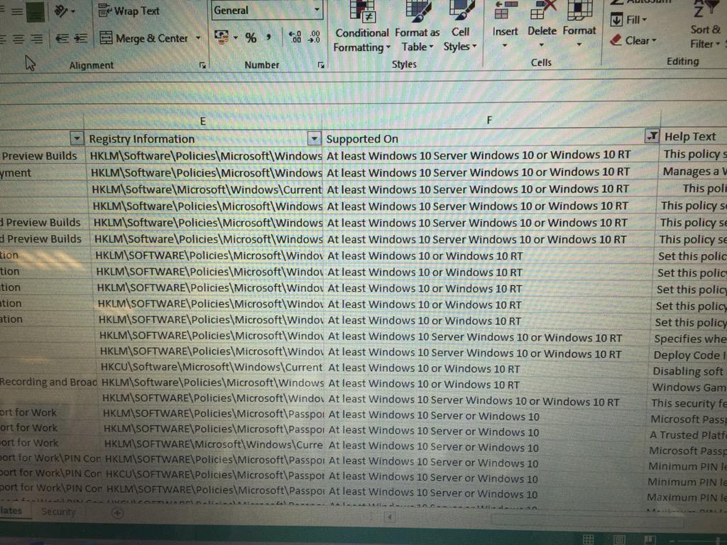 Microspecialist's tweet image. Really interested to find out what this #Windows10RT is gonna be or what they mean - group policy settings #Windows10