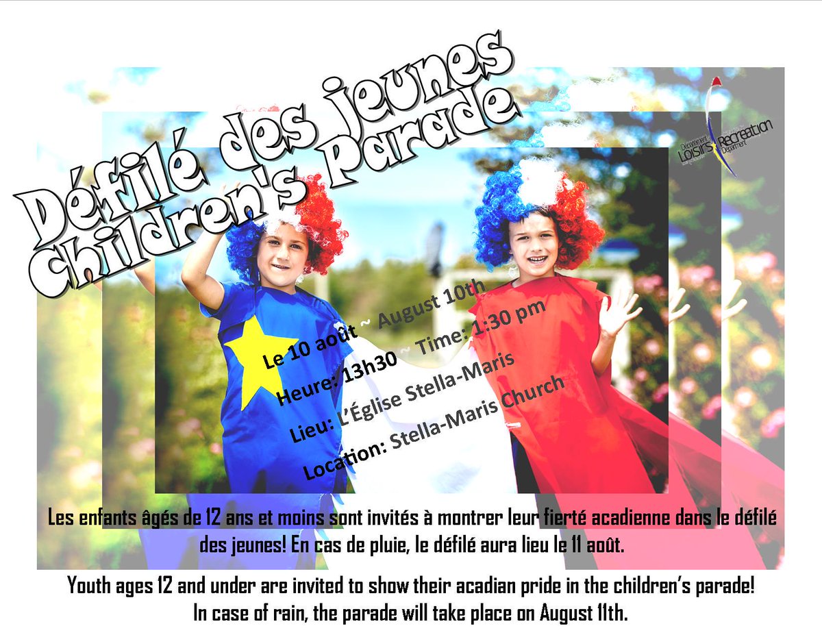 Défilé de jeunes! le 10 août!  ~  Childern's Parade!  August 10th