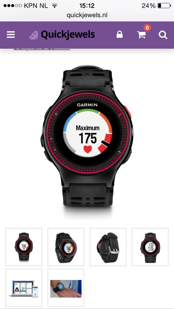 Sporters opgelet!! Hij is er weer ⌚️ quickjewels.nl/garmin-forerun… De Garmin FORERUNNER 225 Wrist-base Heart Rate ❤️