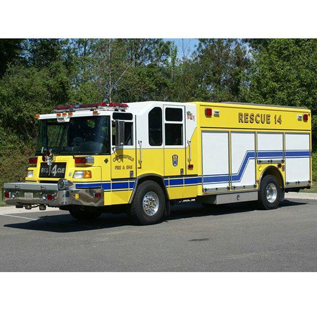 AFireStation's tweet image. Found this cool photo, not mine Chesterfield County, Virginia Fire &amp;amp; Ems Rescue-14 #piercemfg #heavyrescue #fireapp…