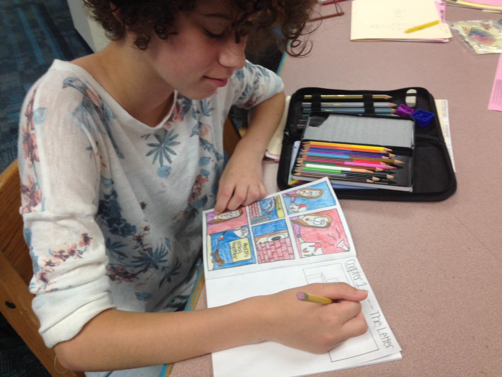 APSSummerFun's tweet image. Graphic Novel Writing Lab