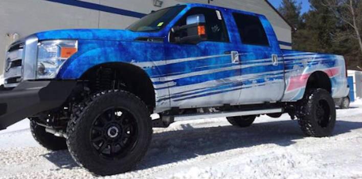 prizel27's tweet image. @prizel27: Rex goes big. Here is the truck he rolls in. @Sara_Walsh  @buffalobills  @TheBillsMafia