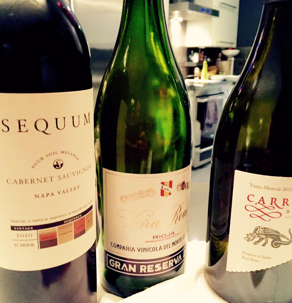 ChefMcGrath1's tweet photo. Excellent spanish and Napa wine tasting last night ! Greatest red wines i've had in a long time ... http://t.co/Bc8yMFr33y