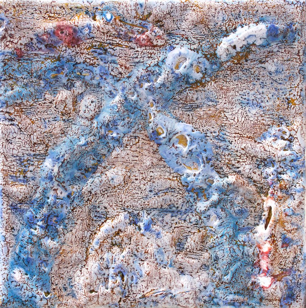 CW_Artist's tweet photo. Go check this out! #MultumSeries @SurfaceGallery1 #texture #blue #encaustic #painting #avlart #art #surface http://t.co/EC9ry415mj