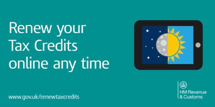 UK_FCS's tweet photo. #TaxCredits don't forget to renew today! http://t.co/Z3XNRnLkqG
