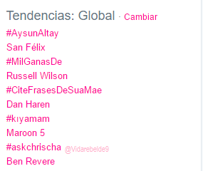 SoniaBravo97's tweet photo. @christiancha has convertido #AskChrisCha en TTWW ! :D http://t.co/f2bYsHCuin