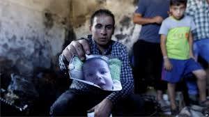 Tweet_Palestine's tweet photo. Israelis are setting Palestinian children on fire every Jew in the world is responsible
#حرقوا_الرضيع
#WasBurnedAlive http://t.co/hsA6dWqwtc