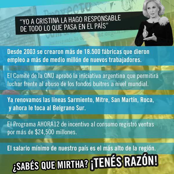 ArturoAroni's tweet photo. Cuando tiene razón,tiene razón, Cristina es la máxima responsable de estos datos de la realidad.
Compartilooo!!! http://t.co/WcfkrHTT47