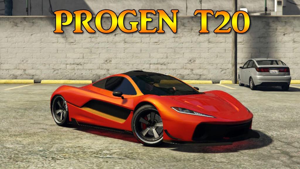 GamersClassical's tweet photo. After GTA V's new update they have came out with some really cool cars including the Progen T20. http://t.co/TMiNLFC7xF