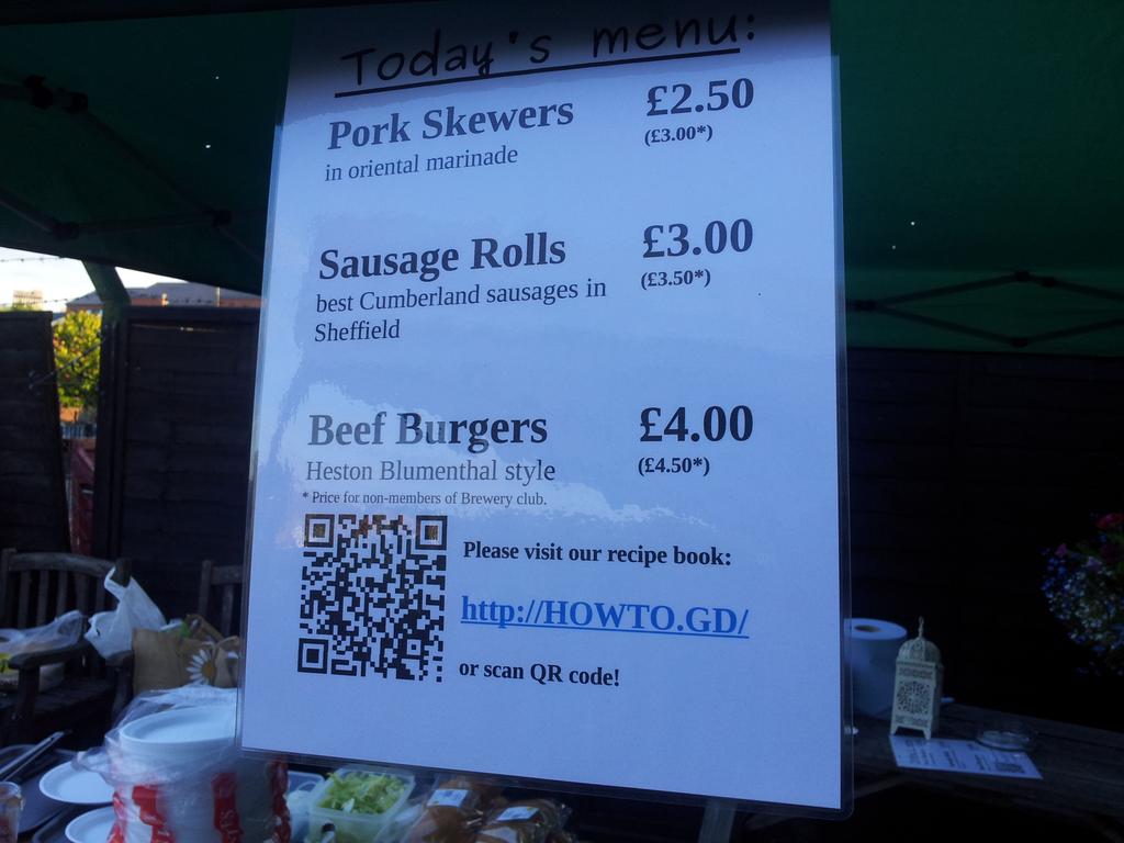 HowToGD's tweet image. The fine BBQ food is started @sheffieldbrewer