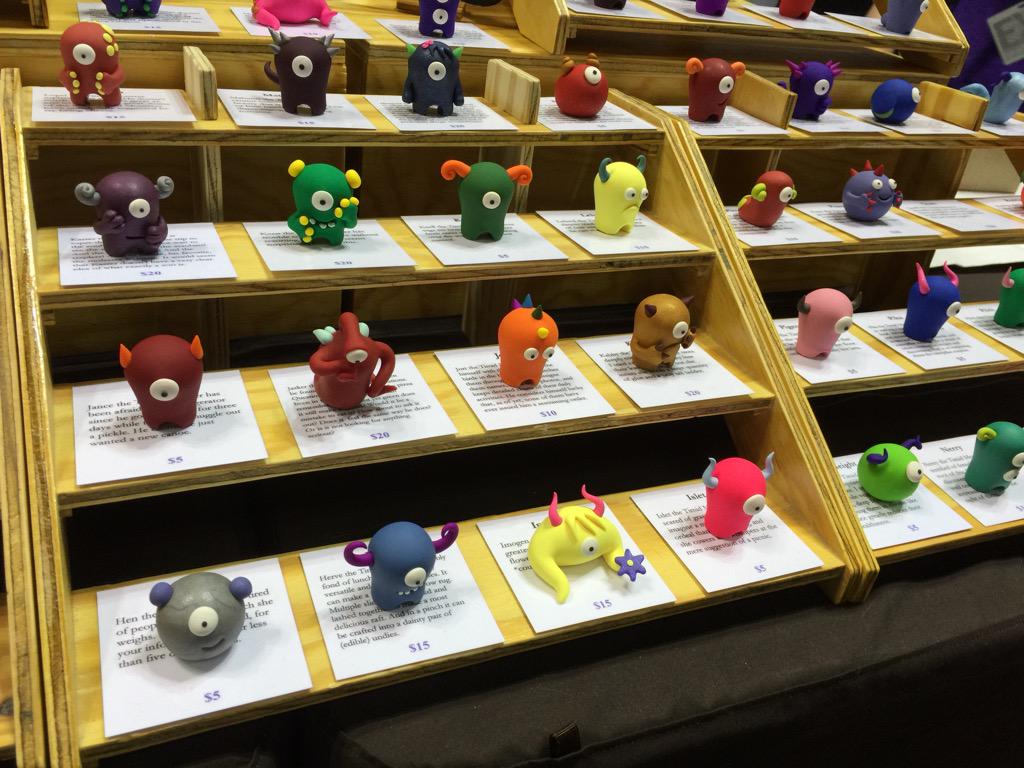 TheD6Generation's tweet photo. So #TimidMonsters have captured @NicoleWakelin and my daughters' hearts. #gencon2015 http://t.co/pUIEleTPcD