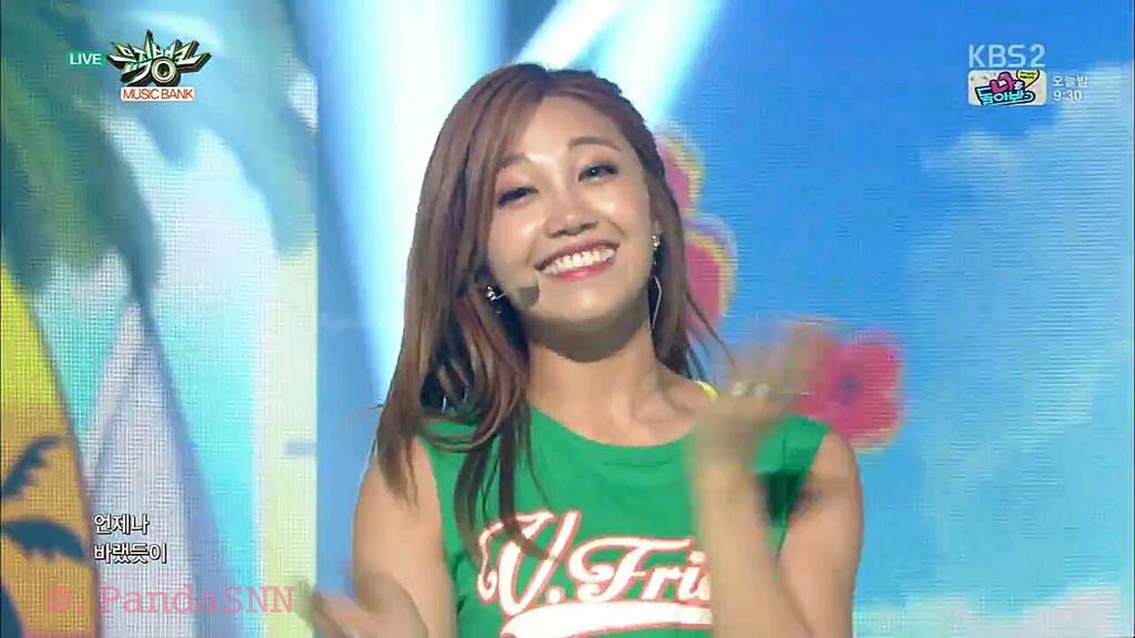 EunjiJeji's tweet photo. [CAPS] 150731 APink's Eunji - Remember @ KBS MUSIC BANK
#Remember3rdWin 

©.PandaSNN http://t.co/hpFpNMAjuF