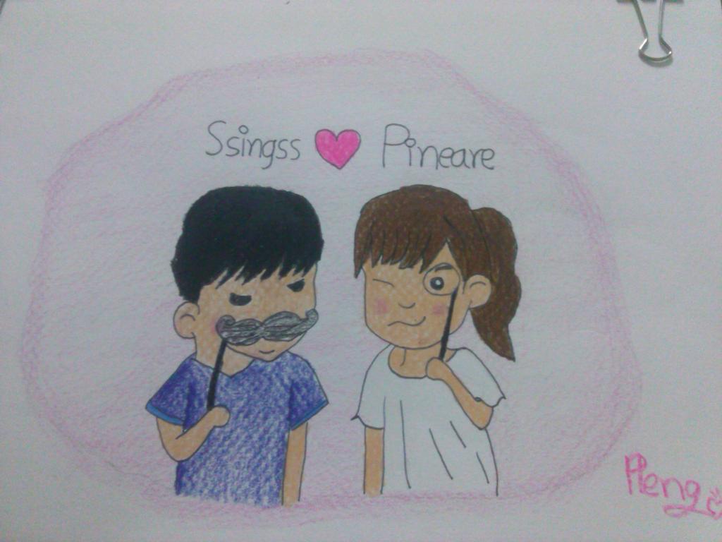 PaPleng88's tweet photo. มือใหม่หัดวาดฮะ555
#ssing #pineare #lovesicktheseries #ssingpineare http://t.co/Us24TjpMRx