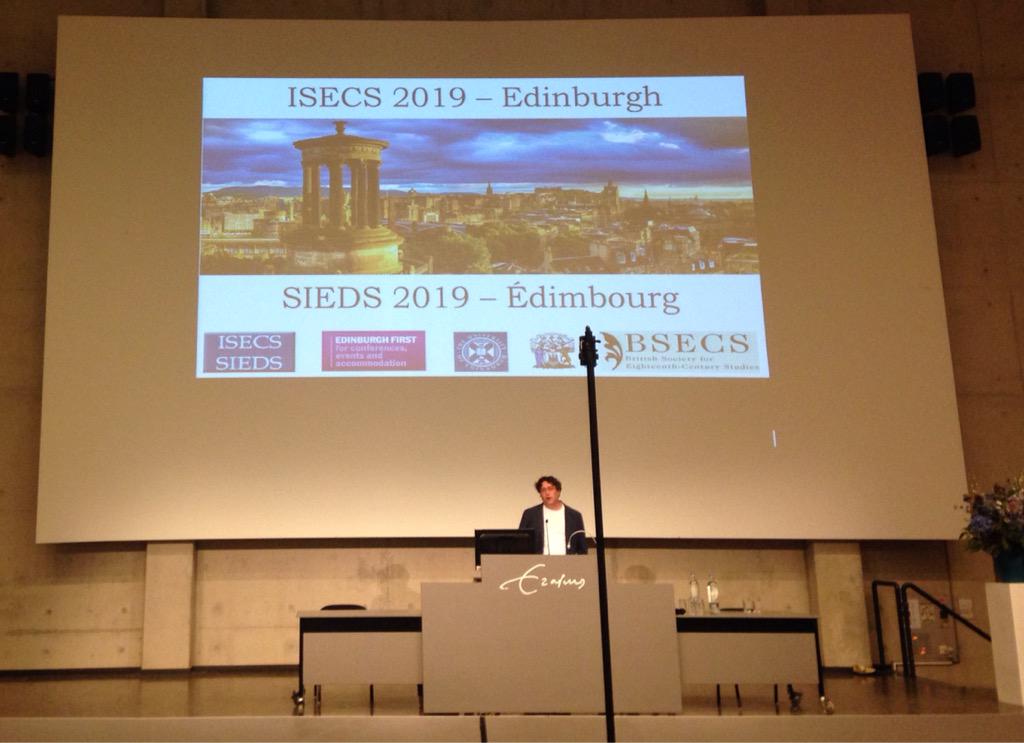 ISECS 2019, Edinburgh