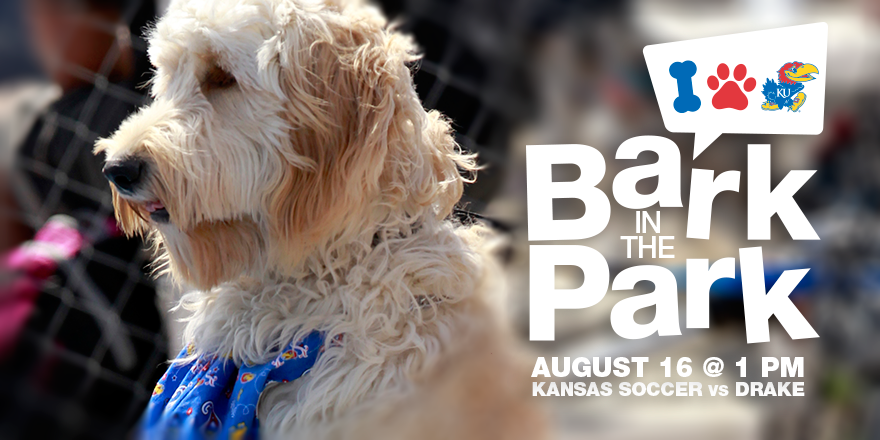 KUWSoccer's tweet photo. Mark your calendars. Dogs free with donation to @lawrencehumane.  Happy #nationalmuttday! http://t.co/5NT28HHy9p