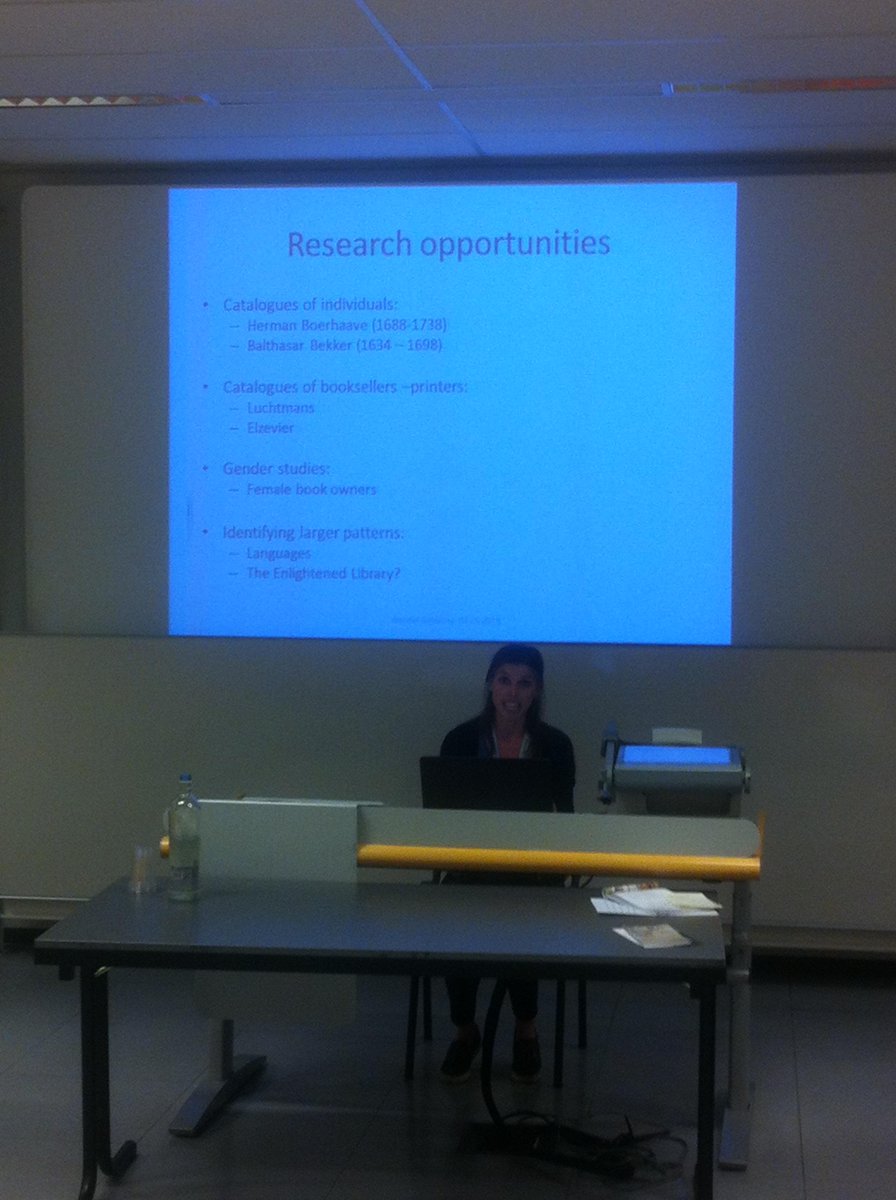 Pleased to hear a "wow" during presentation of #Book Sales Catalogues Online! :-) goo.gl/eIx6Lx #ISECS2015