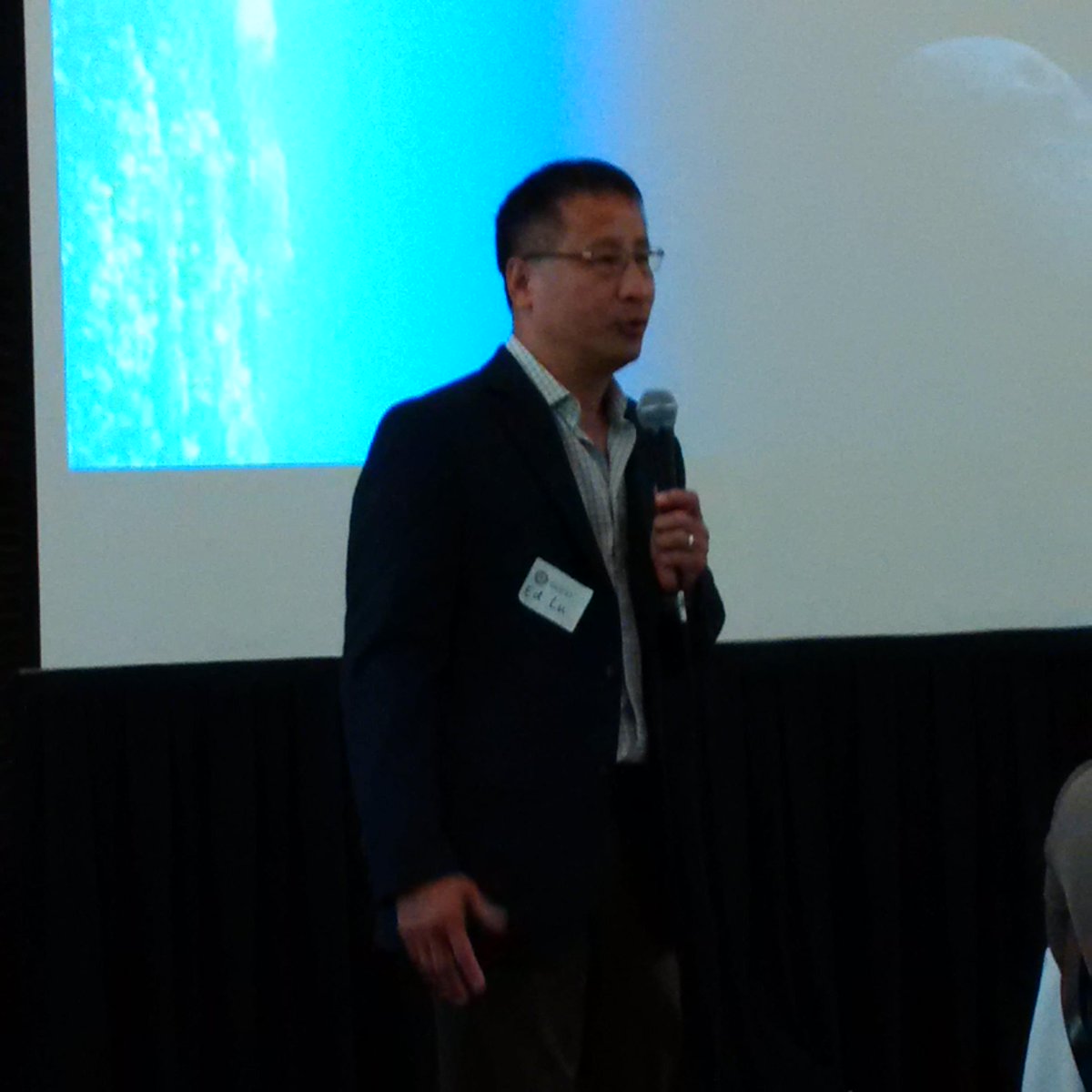 PAURotary's tweet photo. Speaker - Astronaut Ed Lu http://t.co/G5Qi143HFz