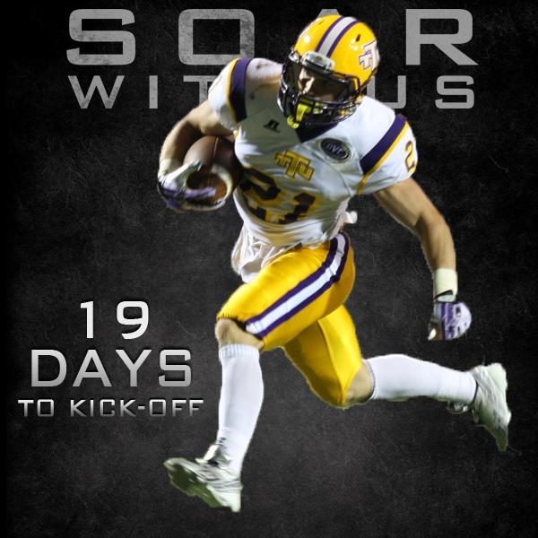 TTUGoldenEagles's tweet photo. #19DaysToKickOff #SoarWithUs http://t.co/uDLsefWL8p
