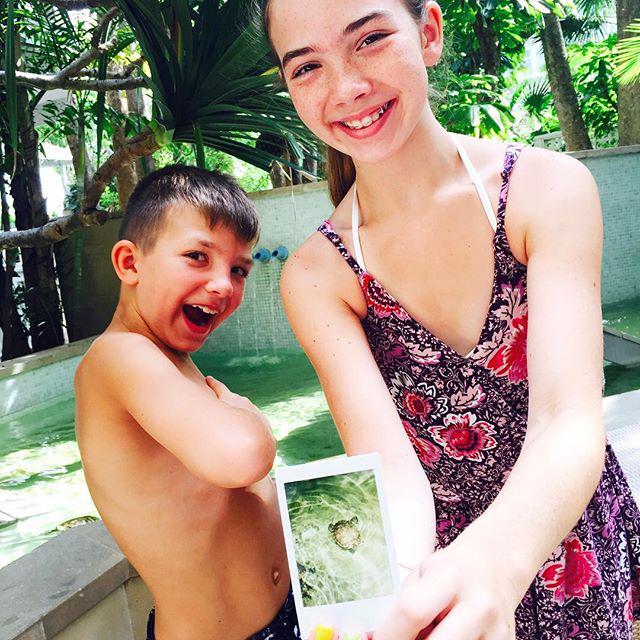 HyattCentricKW's tweet photo. Ashley and her brother brought back the #Polaroid this morning at our 10am #turtlefeeding β¦ http://t.co/aJSjgvSENV http://t.co/z7pJPMeRzg