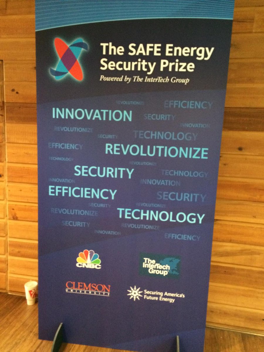 MomentumDynamic's tweet photo. Live from Charleston for #SAFEprize  #TheInterTech Group @secure_energy @CNBC @ClemsonUniv #Innovation http://t.co/xWWVzVOjwL