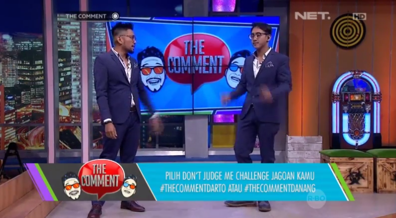 Netverseid's tweet photo. WAKTUNYAA KUIIS!!!!!! pilih #THECOMMENTDARTO atau #THECOMMENTDANANG untuk don't judge me challenge jagoan kamu... http://t.co/wv4wK5cOXI
