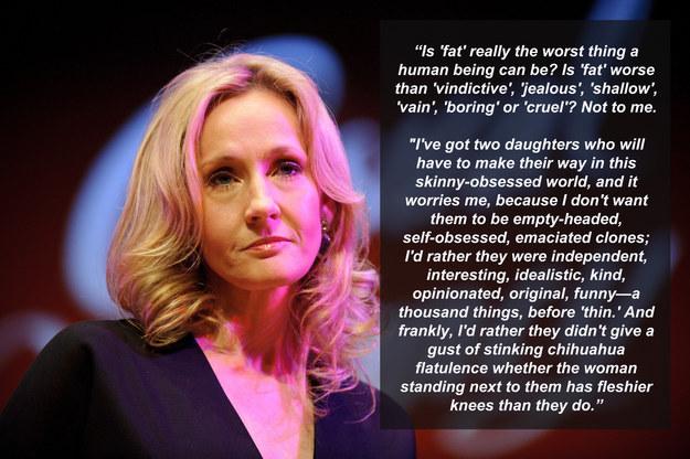 24 times J.K. Rowling spoke her magical mind and slayed the game of life  