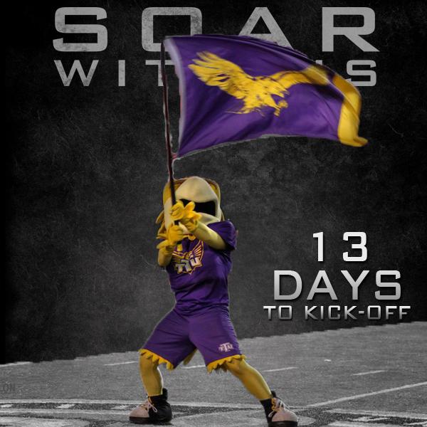 TTUGoldenEagles's tweet photo. #13DaysToKickOff #SoarWithUs http://t.co/Z7CmY56FxY