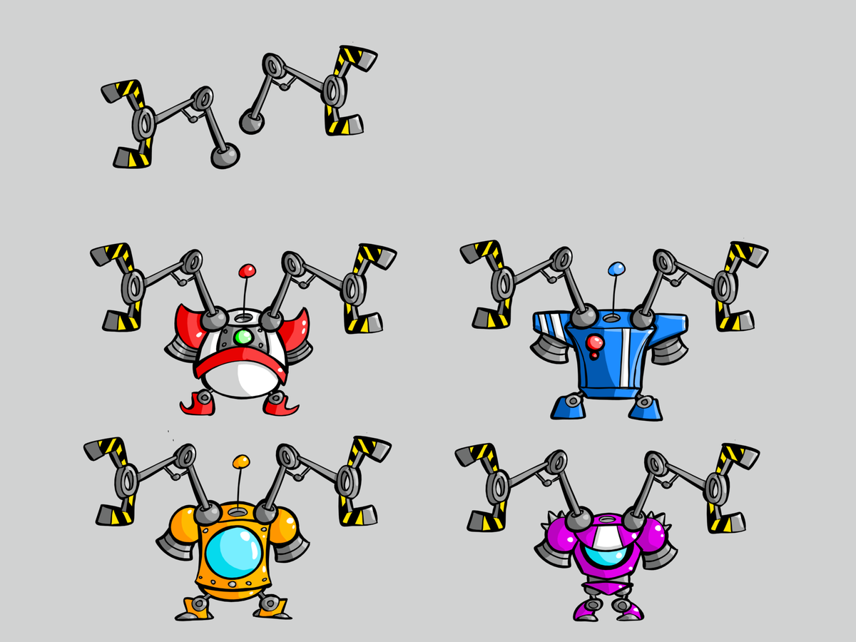 sunderkat's tweet photo. concept art for Save the Robots! a new game of @jumptoplay studio  #indiedev #gamedev #art http://t.co/8TFpWGbVAY