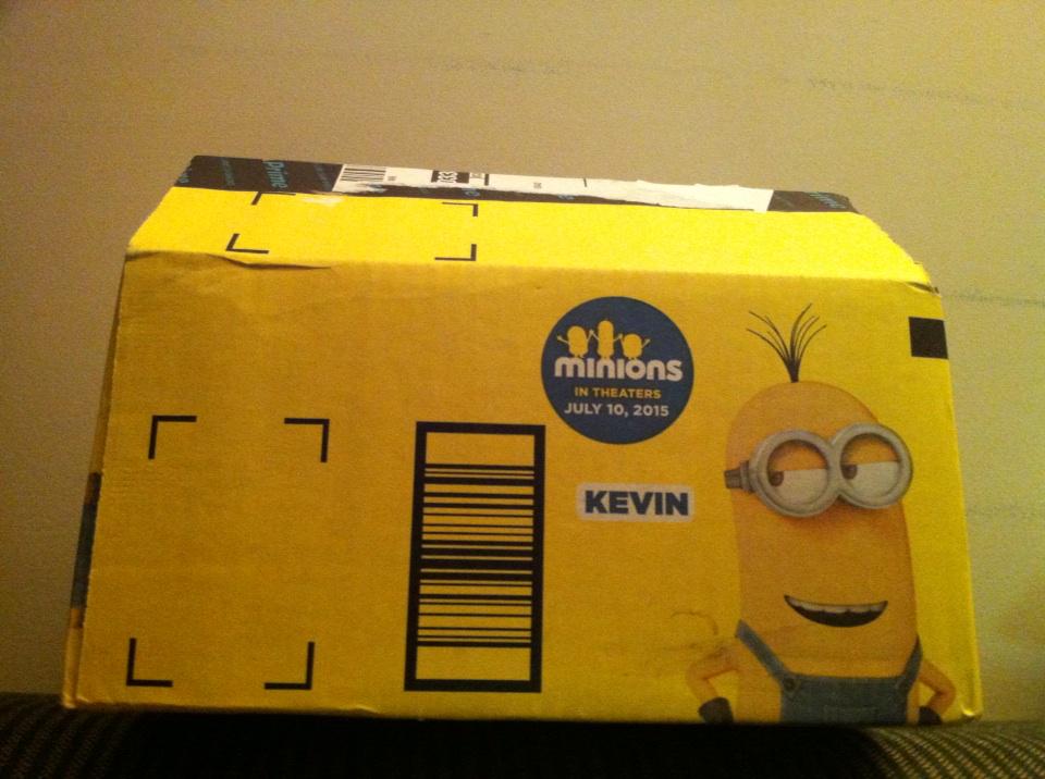 blitzsnack's tweet photo. Kevin is my fave Minion #minionsboxes http://t.co/eoO3yPYlyR