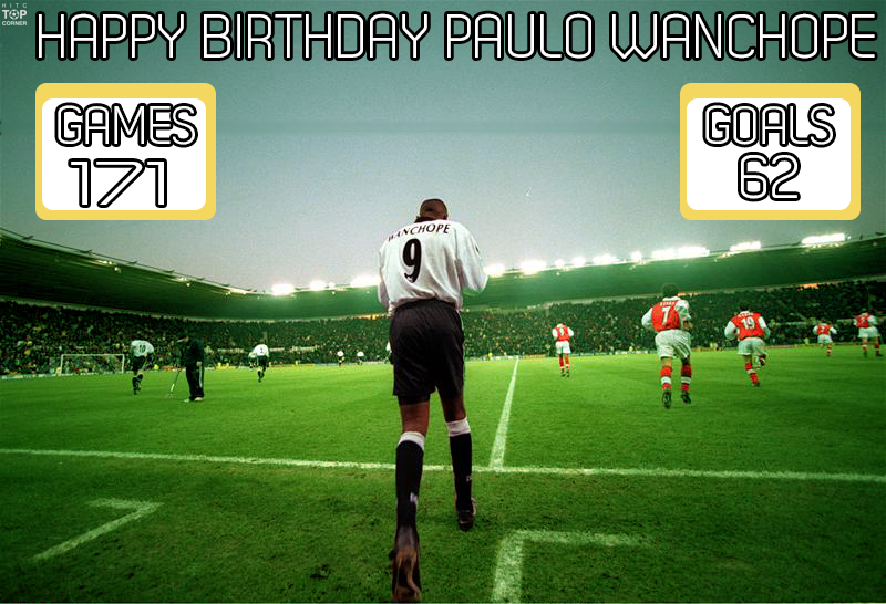 Happy Birthday to Paulo Wanchope! He had a decent record in England! 