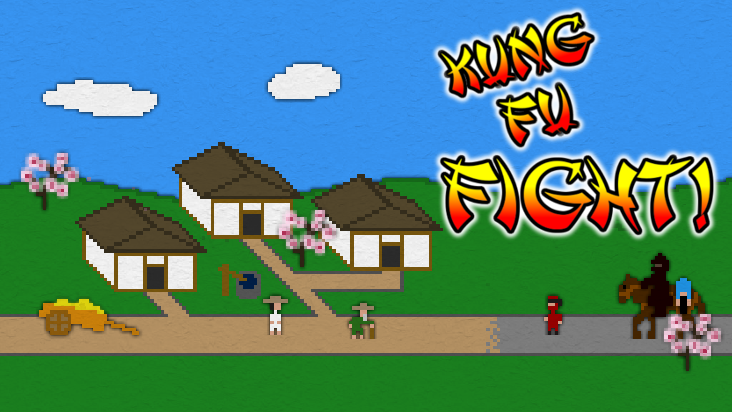 NostaticSoft's tweet photo. Our run/jump/beat-em-up "Kung Fu FIGHT!" releases for #WiiU next Thursday, 8/6: http://t.co/FNQv0KkRTY http://t.co/AD53ugxEDr