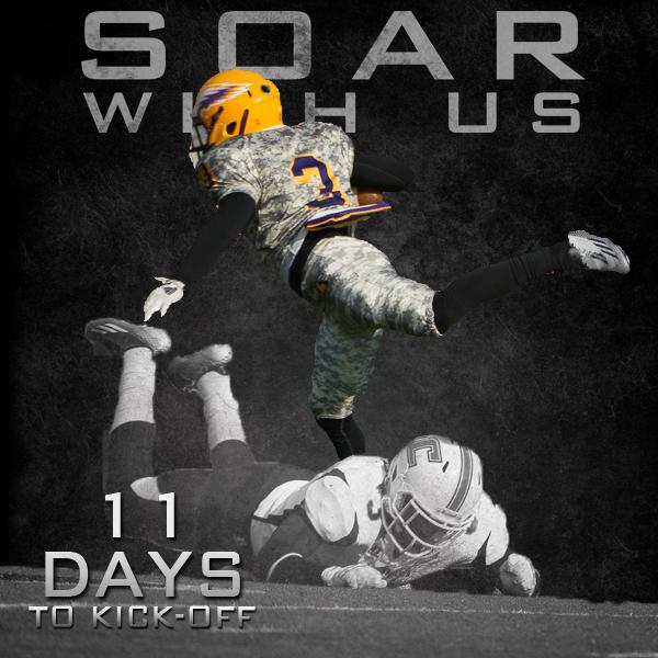 TTUGoldenEagles's tweet photo. #11DaysToKickOff #SoarWithUs http://t.co/EwGelaWMIC