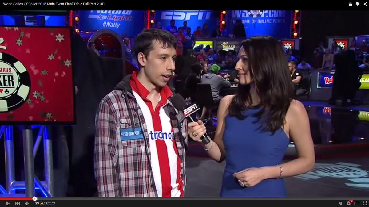 KilianG2's tweet image. &quot;Andoni Laaabe was the youngest player coming here in to the final table&quot; - @KaraOTR #WSOP2014 #nobodynoticed