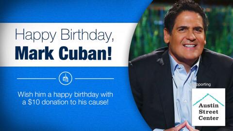Happy birthday, Celebrate by donating to Austin Street at  