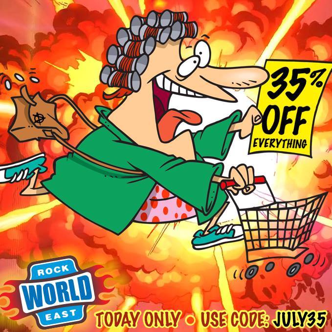 ROCKWORLDEAST's tweet photo. #TODAY ONLY!! Save 35% STOREWIDE with the coupon code JULY35!!! #shoponline #Sale
http://t.co/QVWwY0prfI http://t.co/25WVy7UdPC