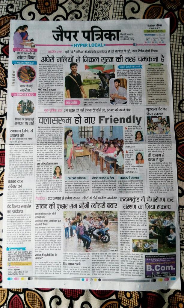 __raghavrawat__'s tweet image. @RanveerOfficial U hv inspired me for dis Baba,all thanks to u. U&apos;re my inspiration.😊
My #FirstInterview #FrontPage 😊