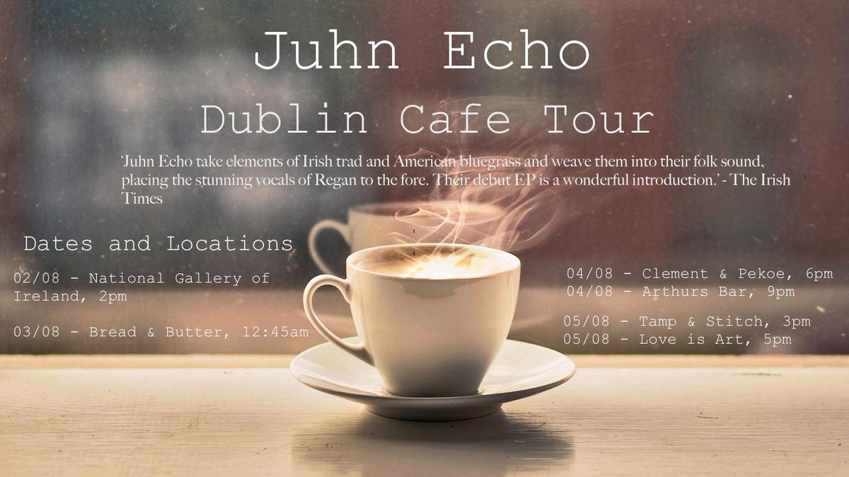 @Festgigguide this kicks off this Sunday #DublinCafeTour :)