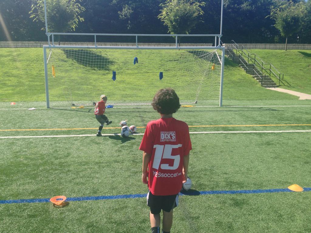 YEScoachgaffney's tweet photo. Soccer Olympics today. It's been a hot but great week on our #Newtown camp. Well done to all! #yes2015 http://t.co/HTvYxwyCmp