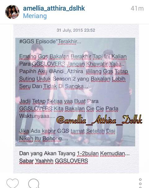 _Nayanika27_'s tweet photo. #SAVEGGS Semoga ggs gak tamat .. Amin 😇😀 @digosisiloverss @AprillversPku_ @digosisi_digo @AliPrillyFan @Writer_GGS http://t.co/juhwCQGvhg