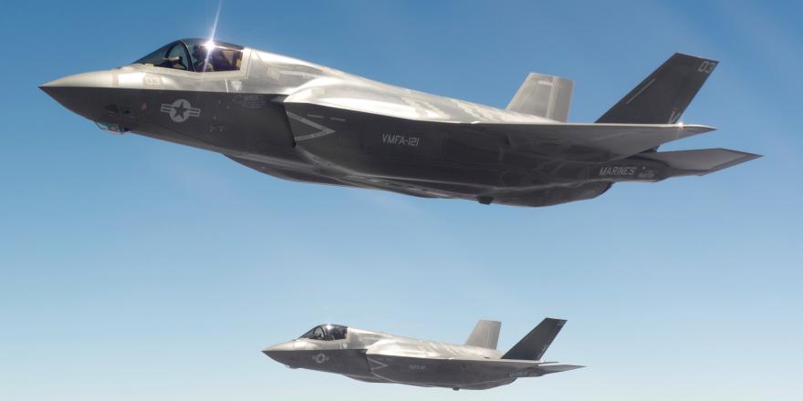 thef35's tweet photo. With the declaration of IOC, the #F35 is now ready for combat. Congrats @USMC! http://t.co/ccMoBC6mkS http://t.co/FRVB9zROkP