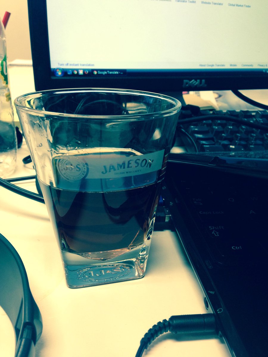 two more clicks away from the Bank Holiday #weekend !
thanks to Kit for #jameson &amp; #music in the background