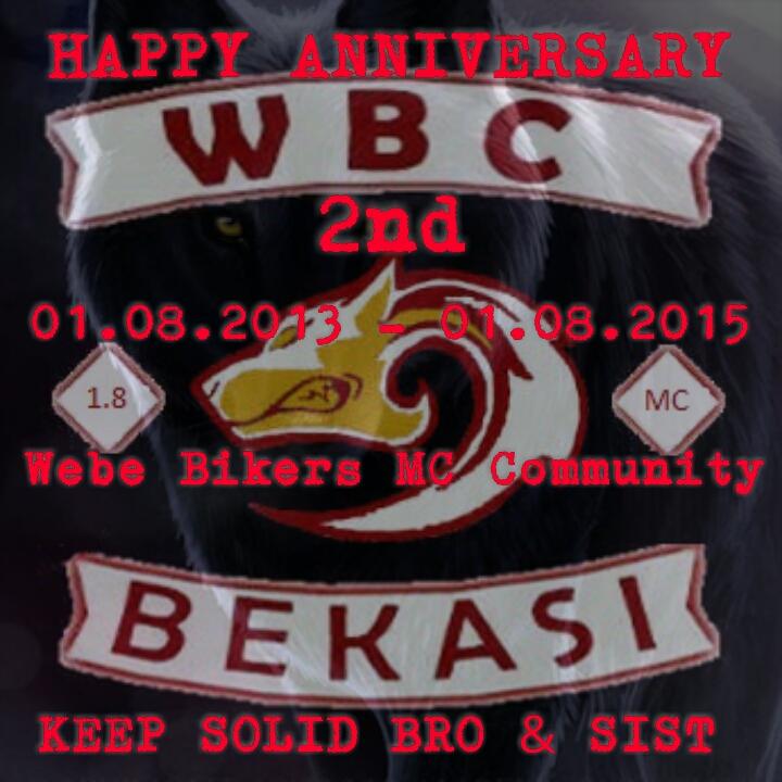 2nd anniversary wbc mc bekasi 😊😎👏