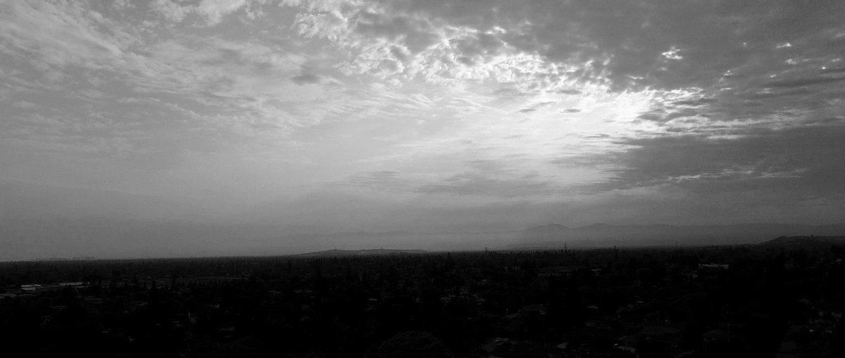 Santa Clara Valley this morning from a camera drone.  Amazing stabilization costing less $200.