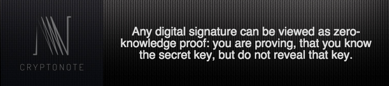 CryptoNoteTech's tweet image. Any digital signature can be viewed as zero-knowledge proof.