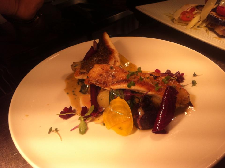 michaelhut1's tweet photo. Pan fried brill mixed beetroot fresh from the garden, comber early patatoes catch of the day @SleepyHollowNI http://t.co/xj3VsJJuFY