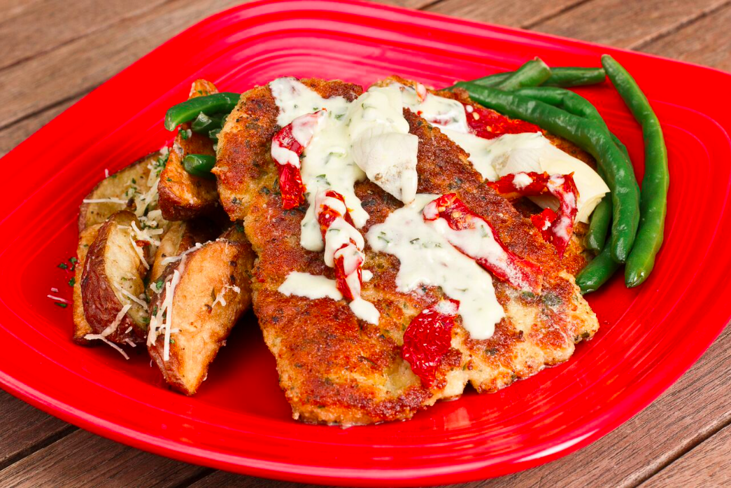 Square1Burgers's tweet photo. Go Beyond The Bun w/ our Bella’s Romano Chicken. It’s on special this weekend! #FindYourAwesome #Awesome http://t.co/njxlxrMiPB