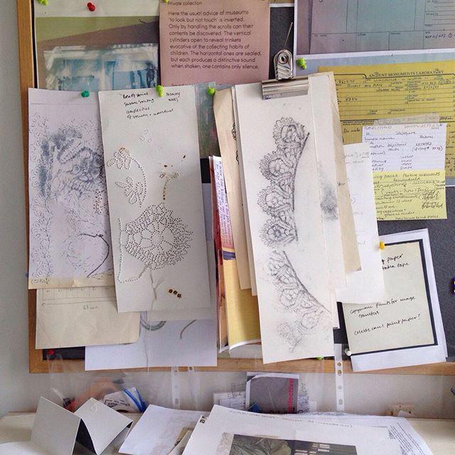 eileenwhiteart's tweet photo. Work in progress #prinking #textiles #embroidery on paper #spaceinterrupted @englishheritage @kobosco @stephenboyceโฆ http://t.co/HRMSNBxOYd