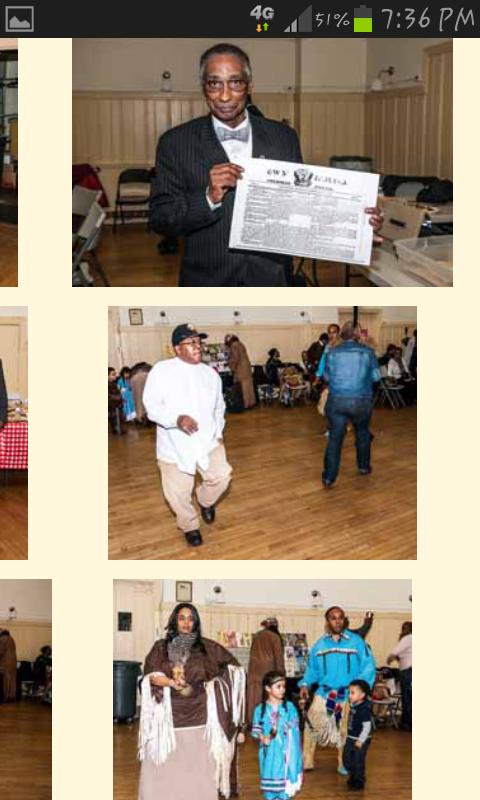 alfredross359's tweet photo. Black Muslim holding a Cherokee Newspaper,  below crook Shaman Red Deer dancing a cult has been born! http://t.co/yx1Tq04rlo