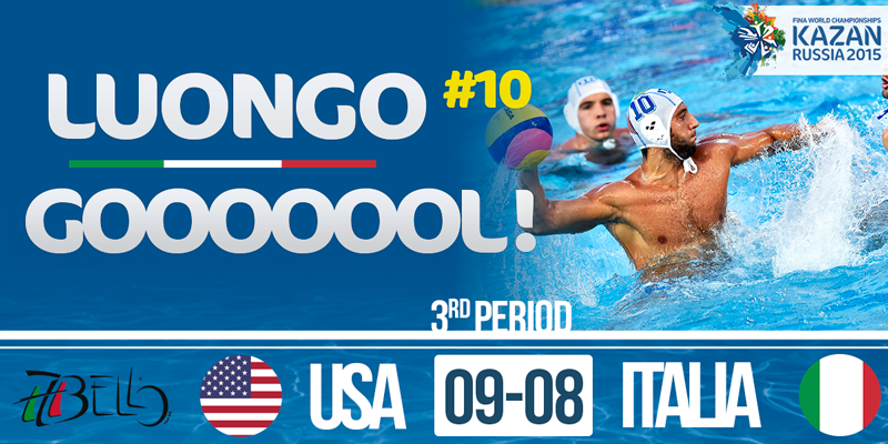 7belloOfficial's tweet photo. #Gooooool LUONGO! @StefanoLuongo_ 09-08 #USAvsITA #Kazan2015
 #Stezza accorcia le distanze! http://t.co/mYsdVHDlCZ