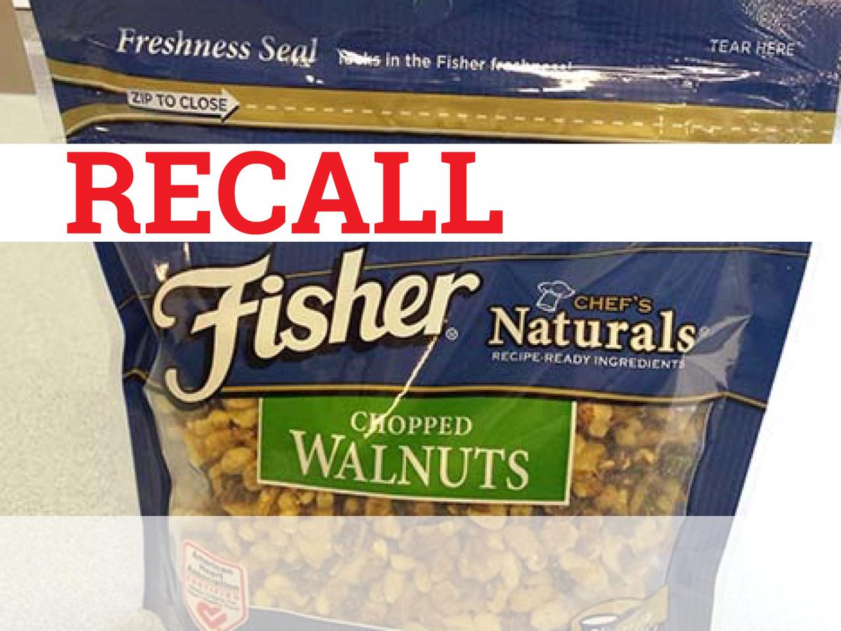 Voluntary #recall of Fisher brand chopped walnuts sold nationwide.
wb.md/1hbq7kl
